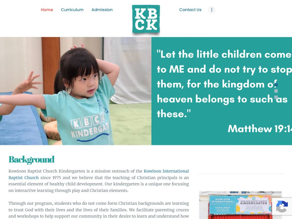 KOWLOON BAPTIST CHURCH KINDERGARTEN