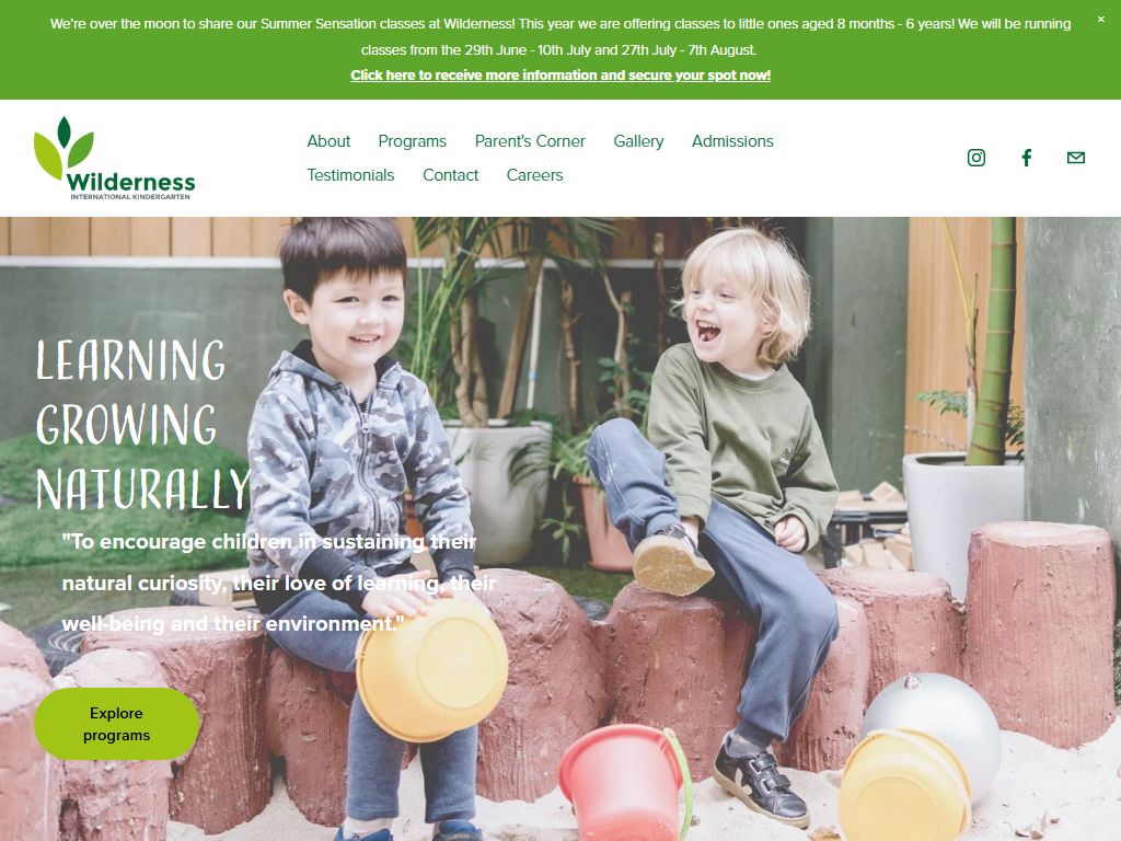 WILDERNESS INTERNATIONAL KINDERGARTEN