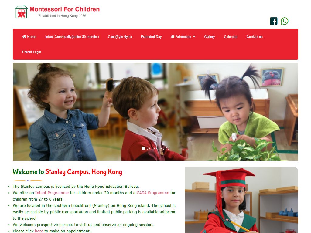 MONTESSORI FOR CHILDREN (NURSERY)