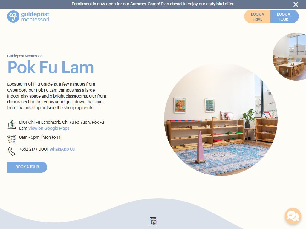 GUIDEPOST MONTESSORI INTERNATIONAL KINDERGARTEN (POK FU LAM)