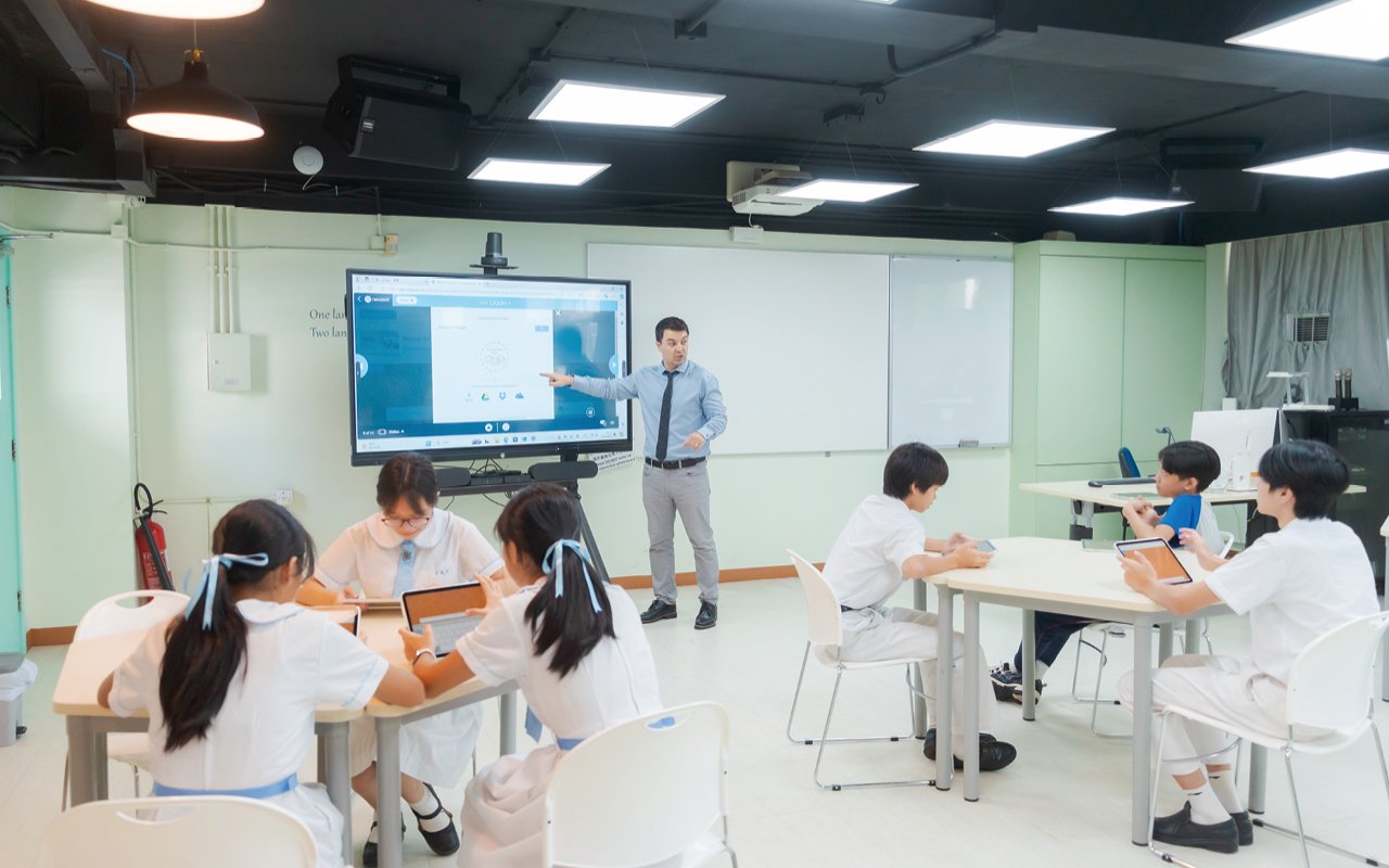 學校致力營造英語為本的學習氛圍