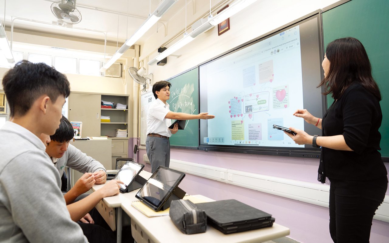 學校在英語教學中積極推動E-Learning的應用