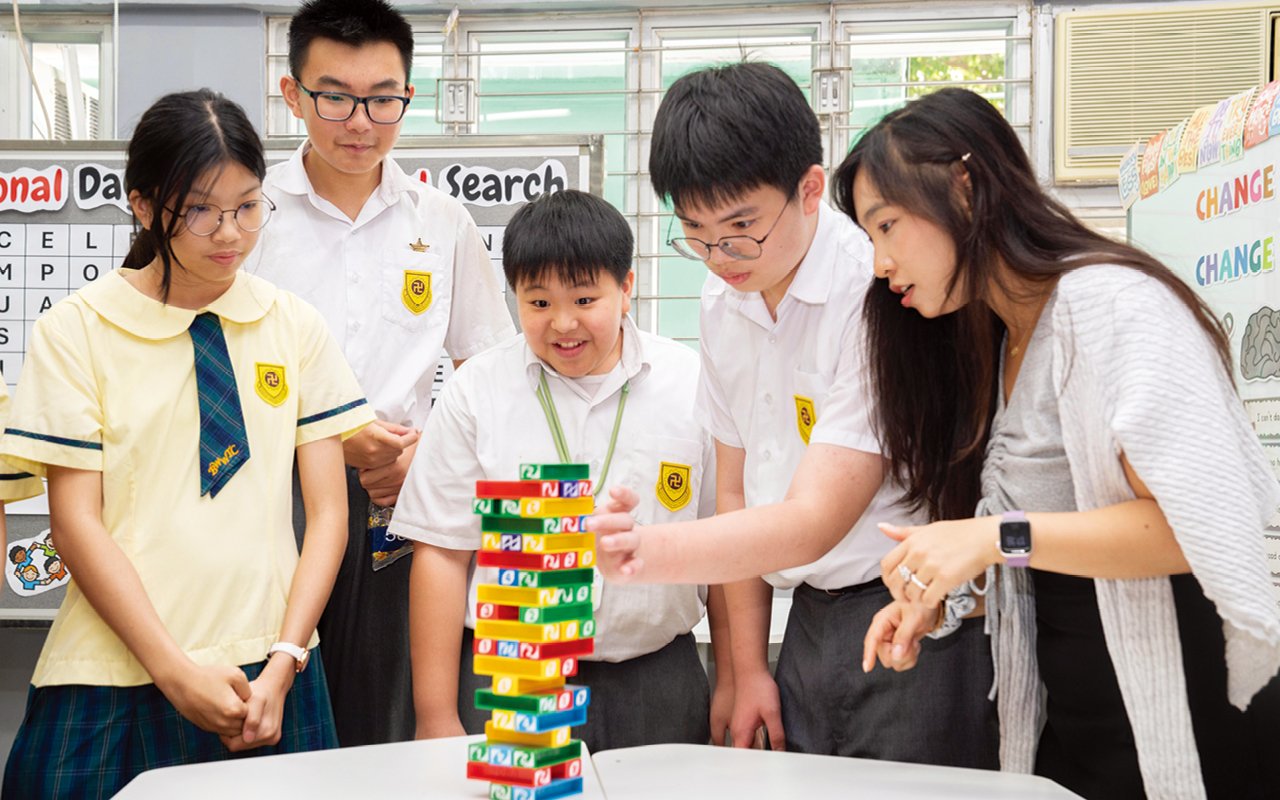 學校還設計多樣化的英語活動