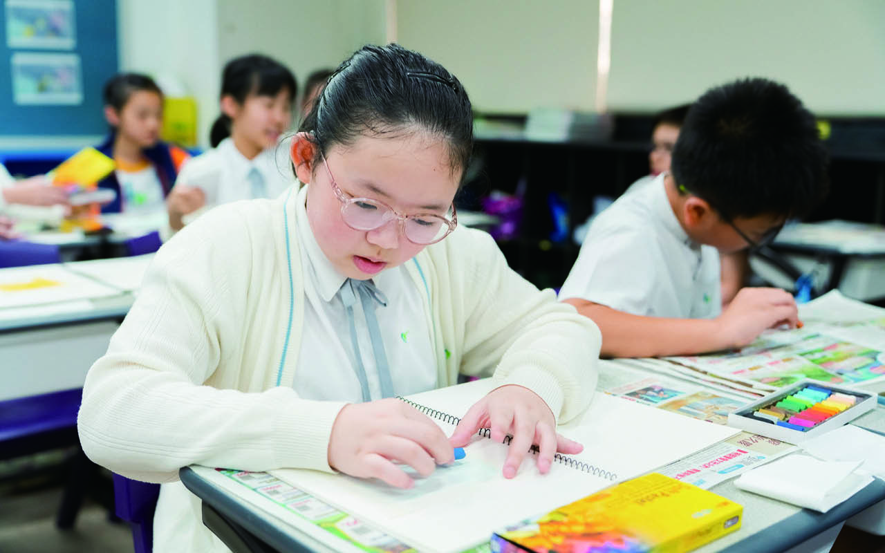 充滿正能量的校園氛圍