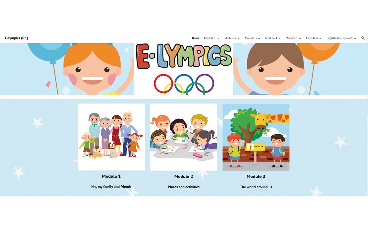 在英文科的課程設計上，學校為初小學生創立網上學習平台「E-lympics」，包含有豐富的詞彙庫和有趣的遊戲，讓學生溫習課本中的知識，如遊戲形式的小練習，能有效鞏固詞彙基礎。