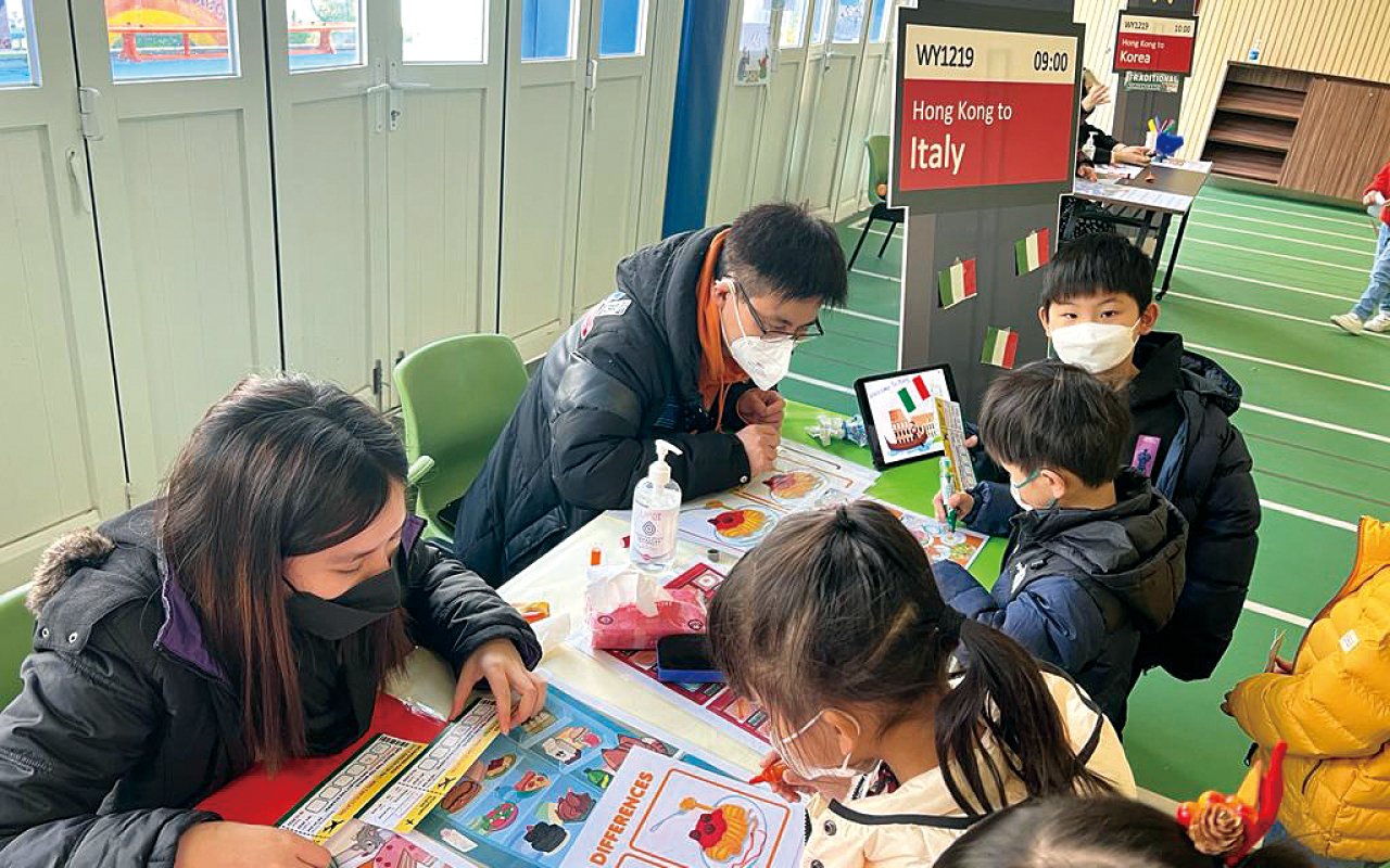 英文科組致力與不同單位合作，鼓勵學生在日常中應用英文。
