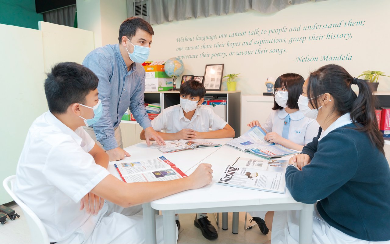 學校革新英語校本課程，增加分層工作紙