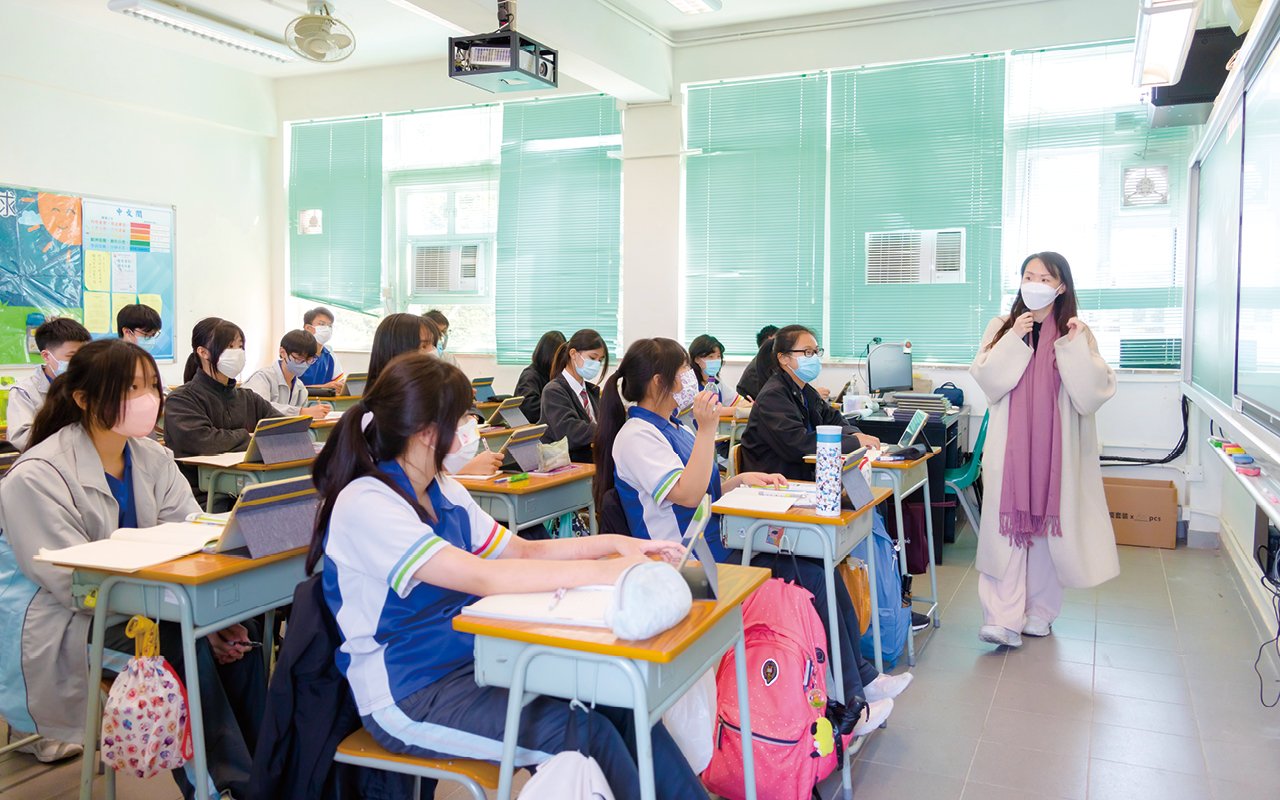 學校積極推動自主學習，特設自主學習 研習小組