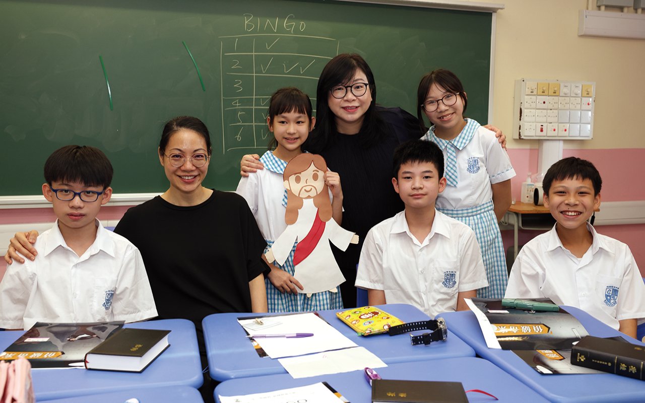 學校將十大價值觀教育與中一至中六的課程結合