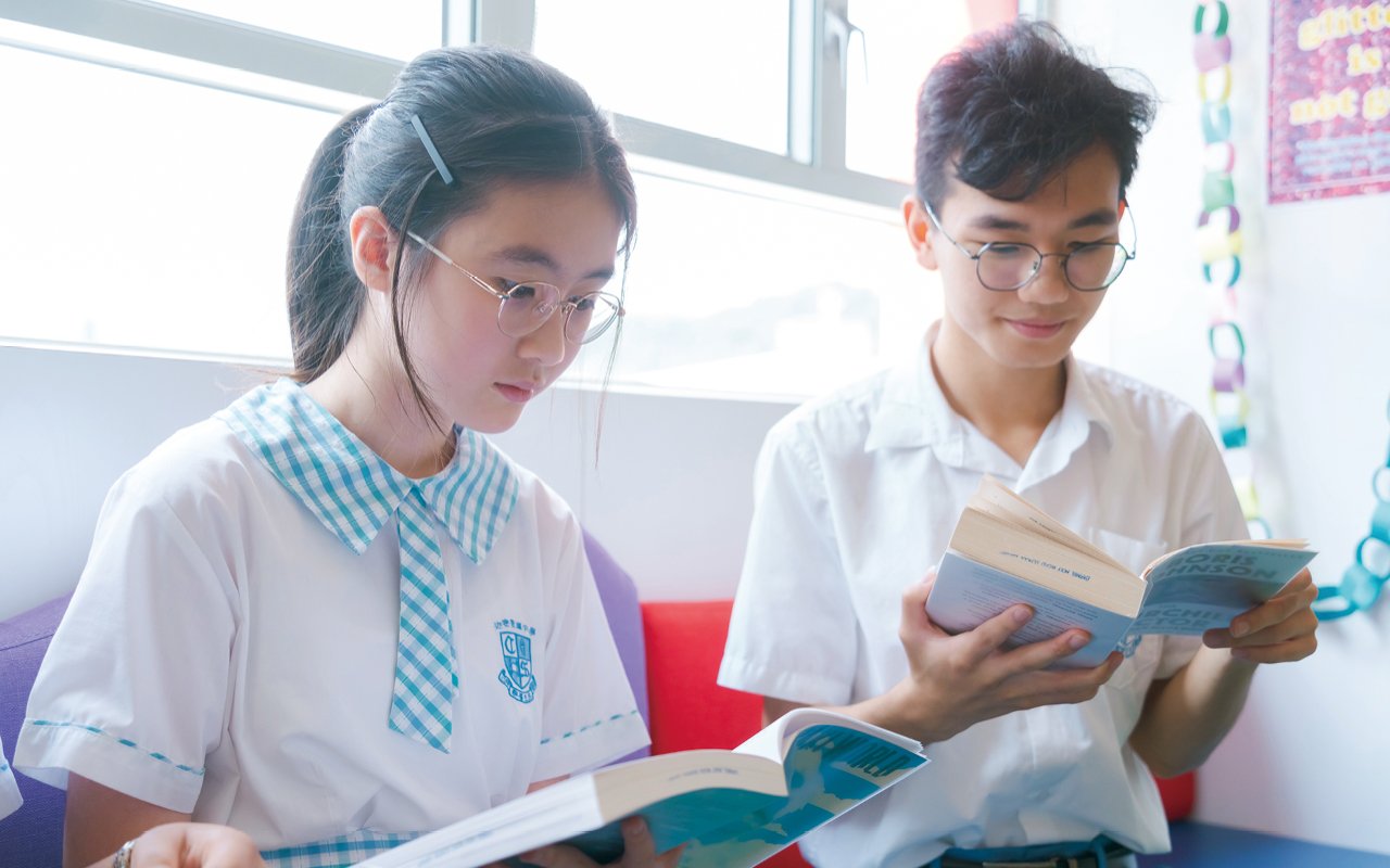 學校特別結合生涯規劃與英語學習，幫助同學步入康莊大道