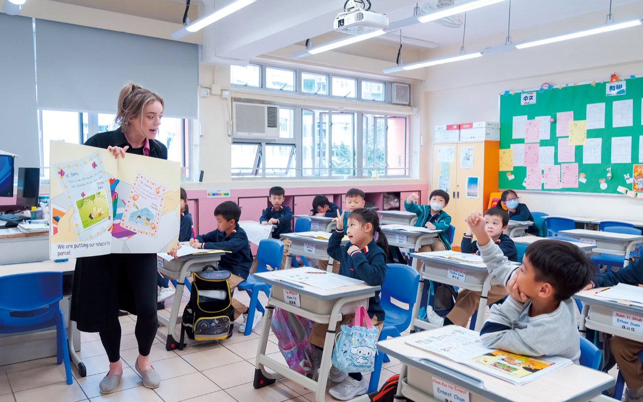 學校為學生提供多元化學習經歷，營造濃厚英語學習環境。