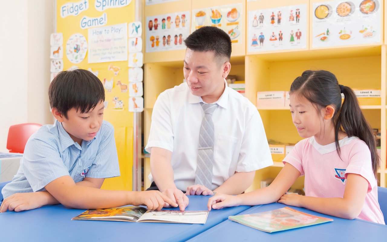 學校在英文閱讀課程亦照顧到學生的個別差異