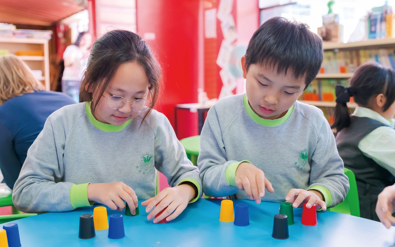 學校積極為學生締造濃厚的英語學習環境