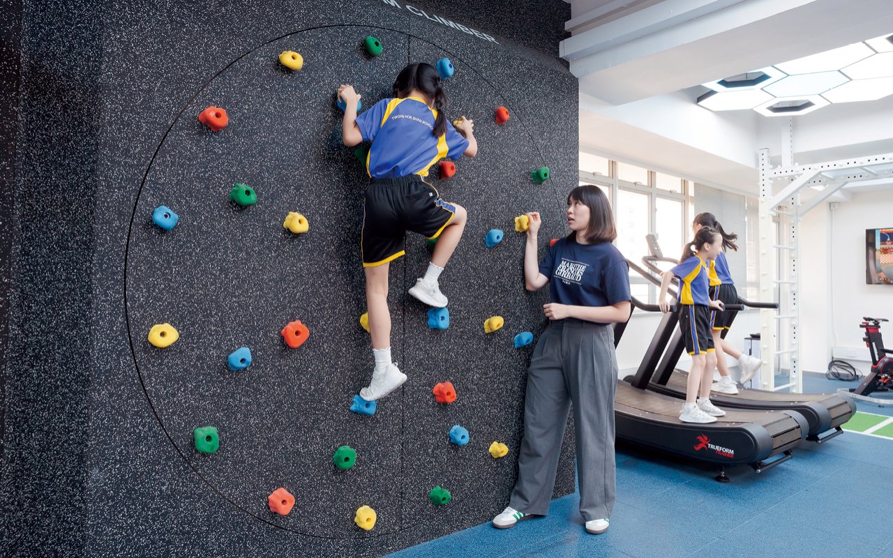 學校將「ESPORTS SPACE 體適能提升中心」作為促進學生身心靈全面發展的重要場所