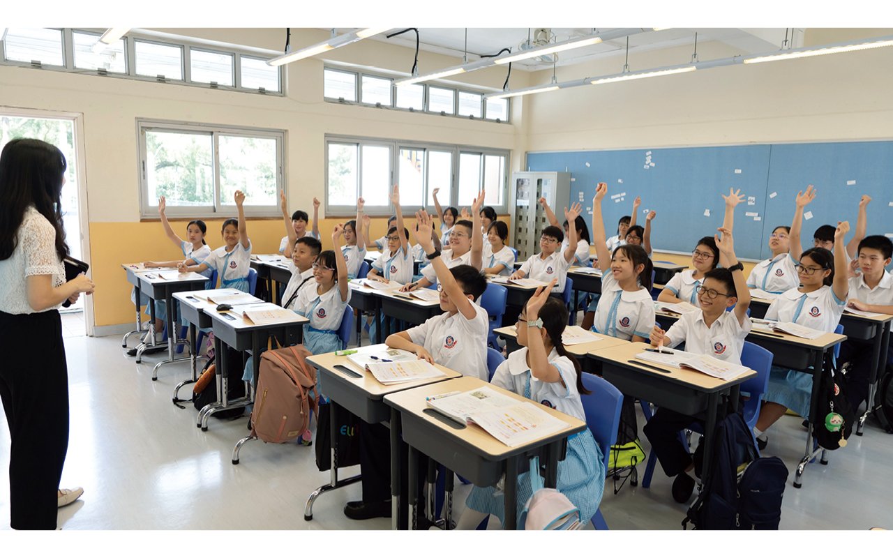 學校期望每一位學生都擁有自己的崗位和參與性，貫徹「人人有工做」的理念
