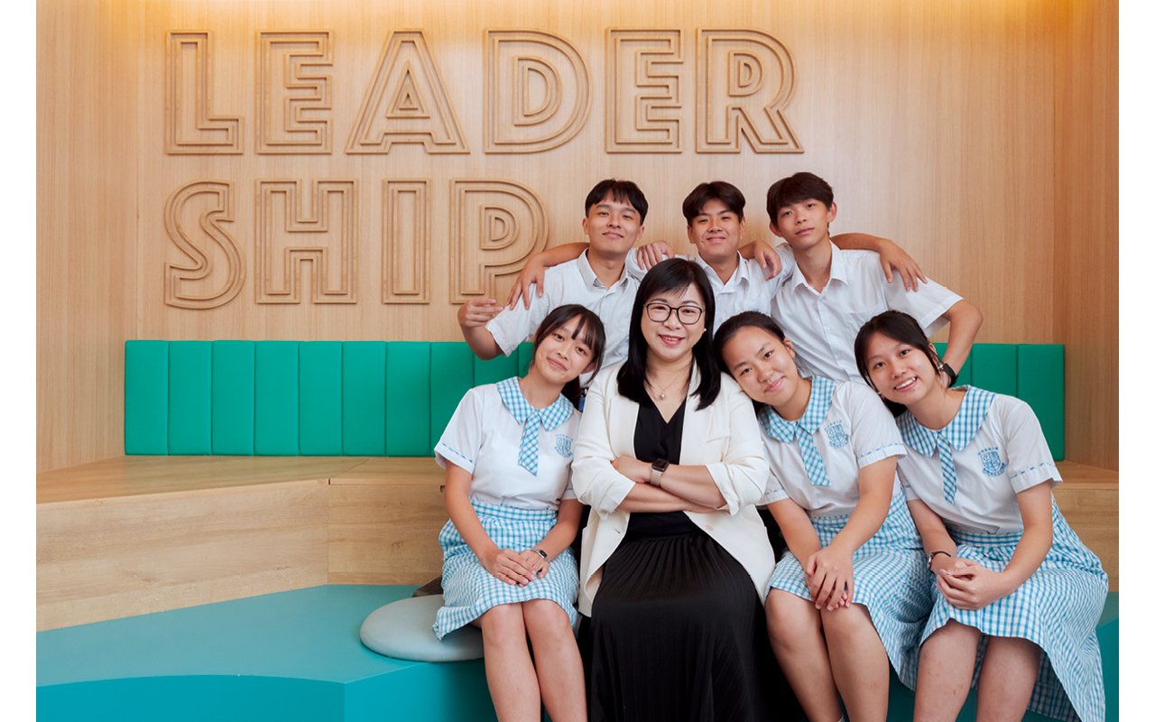 為培養領袖才能，學校安排中一和中四同學參加歷奇訓練營