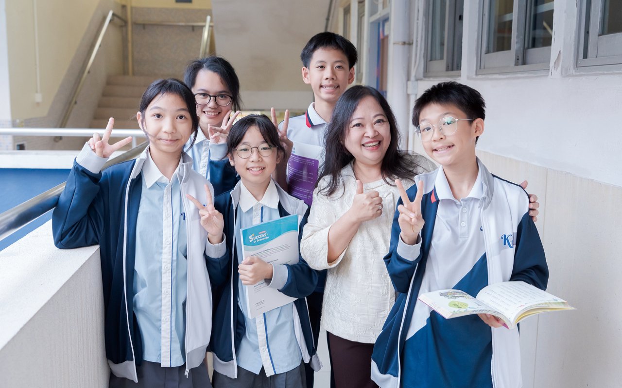 梁校長相信英語活動能夠激發同學的學習動機，提升他們對英文的興趣