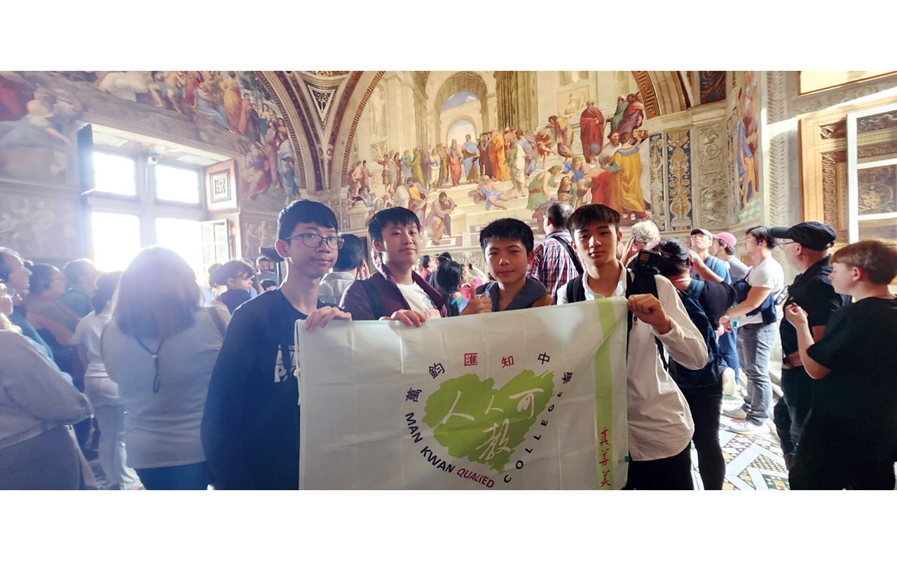 為增加同學接觸英文的機會，學校積極舉辦遊學團
