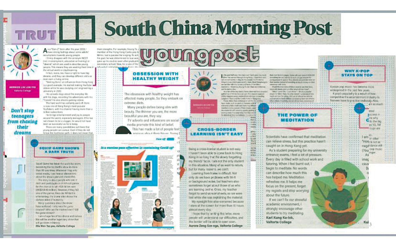 有學生加入「South China Morning Post Reporter Team」