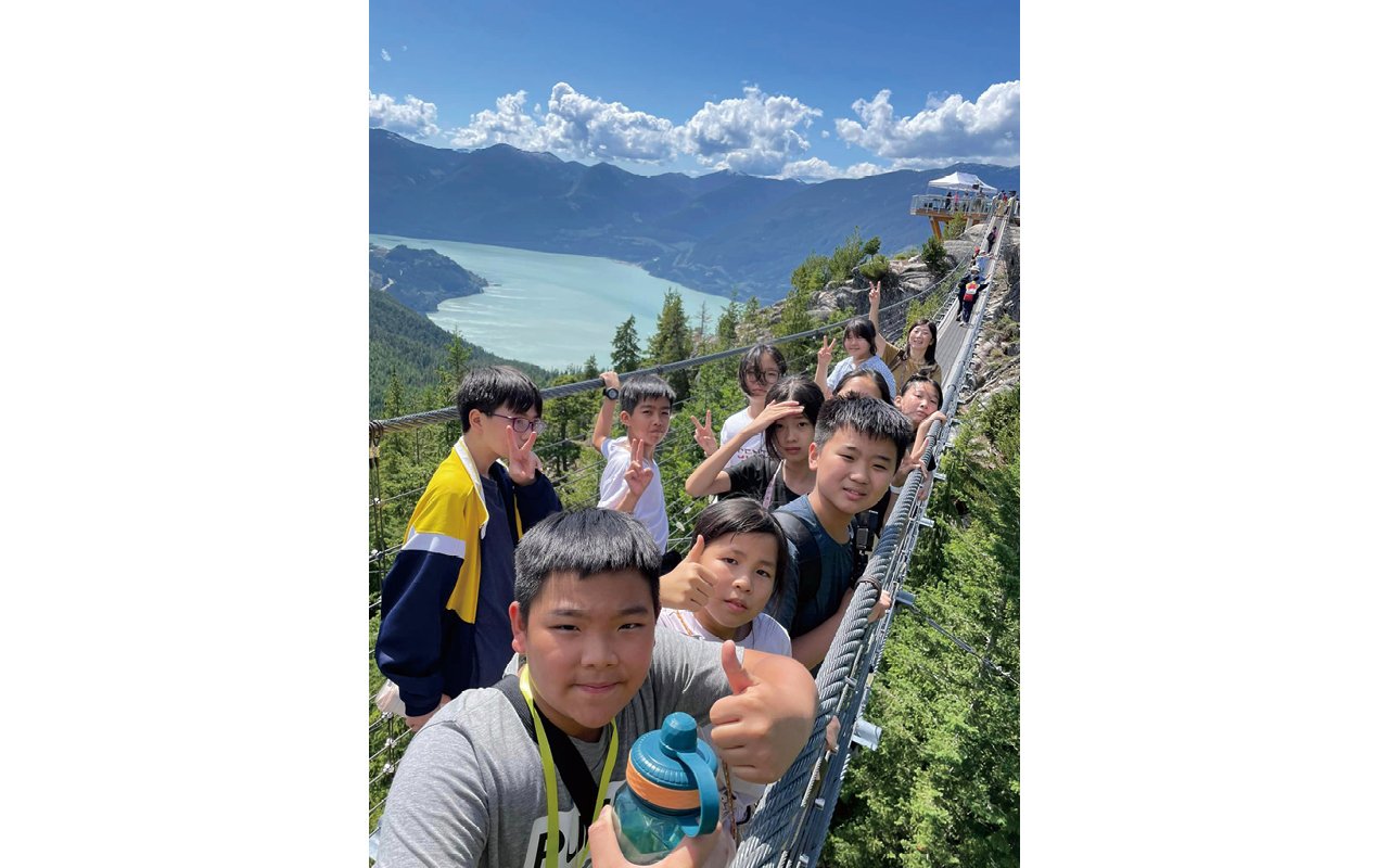 學校於前年及去年分別前往加拿大和澳洲，以環境保育為主題
