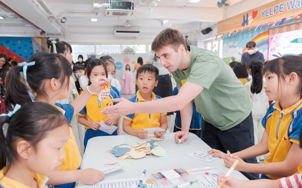 參加英語攤位