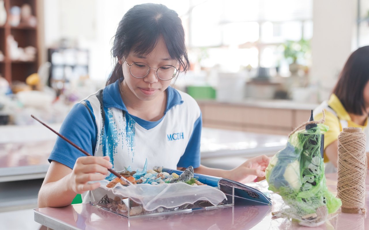 The school also focuses on providing students with a platform for diversified development